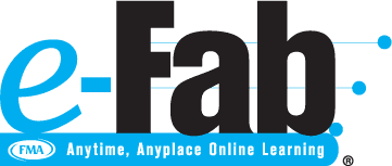 The logo of e-Fab learning