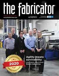 The FABRICATOR's February issue, with the 2020 Industry Award Winners on the cover.